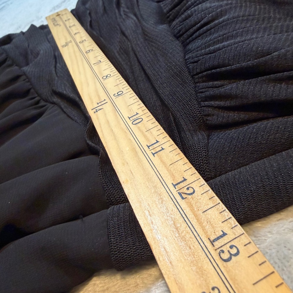 Sangria Black One Shoulder Cocktail Dress Rhinestone Ruched AWYEC32I Size 10 NWT - Picture 5 of 10